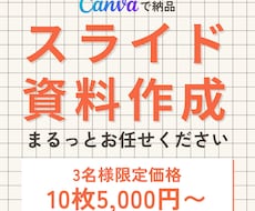 後回しの資料づくり、まるっと解決します イメージ1