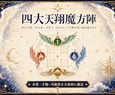 四大天翔魔方陣で本質と才能を読み解きます イメージ1