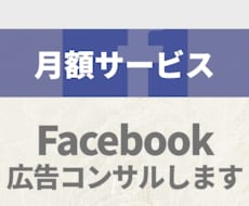 Facebook広告の相談に乗ります 月額3万円で現役マーケターが広告の最適化を手伝います