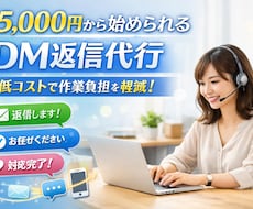 売上サポートする、DM返信します イメージ1