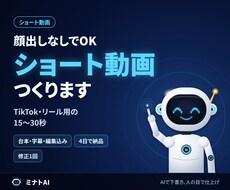 ショート動画の台本と編集をAIで作ります イメージ1