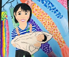 子供が心を込めて絵やお手紙を書きます 絵を描くことが大好きな小学生です◡̈毎年、絵画で賞を受賞中！