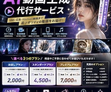 AIでTikTok・YouTube動画を制作します イメージ1