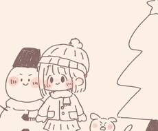 ふわふわゆるゆるイラストを描きます イメージ1