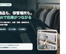 QRコードで小売店の在庫管理を整えます イメージ1