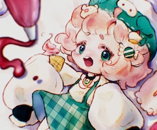 ミニキャラのイラストを制作できます ミニキャラまだ可愛い感じの1枚絵を提供致します