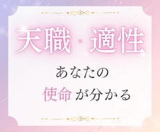 幸せに働くために☆お仕事の悩みを伺い、天職を視ます 24時間以内！魂の使命や適性を活かし、収入アップの方法を鑑定