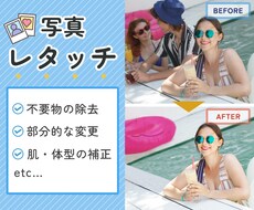 写真の補正・レタッチいたします イメージ1