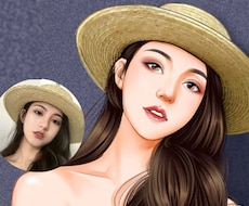 似颜絵、SNSアイコン、イラスト　最短1日作成ます SNSアイコン、イラスト　1日作成が可能です！
