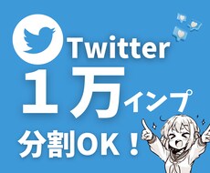 Twitter(X)インプレッション増加します 100名様限定価格☆100万インプ￥5000も☆