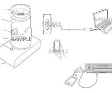 テクニカルイラスト作成します 取説やカタログにピッタリ！製品イラストの書き起こし承ります
