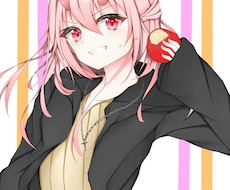 SNSアイコンなど可愛い女の子のイラストを描きます イメージ1