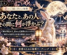 あの人とのご縁に浮かぶ象徴を一つ届けます ご縁を判定せず、二人に浮かぶ象徴だけをお伝えします。
