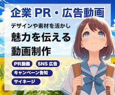 デザインや素材を活かし魅力を伝える動画を制作します イメージ1