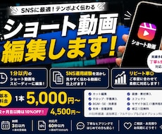 SNS向けショート動画を丁寧に編集します イメージ1