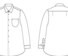 デザイン画で使う服のハンガーイラスト書きます イメージ1