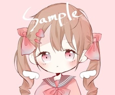 3日以内に納品♡かわいいSNSアイコンを作成します イメージ1