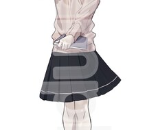 女の子の立ち絵描きます オリジナルキャラクターの女の子の立ち絵を描きます