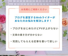 お気軽にご相談ください！記事の執筆承ります イメージ1