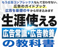 生涯使える広告常識・広告教養の授業します もう広告コンプレックスなんて言わせない、広告のガイドブック