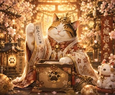 猫神様のおみくじ便をお届けします 猫神様から今日のあなた様へ、小さなお便りをお届けします
