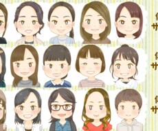 似顔絵アイコン作成いたします SNS、ブログ用に自分だけの可愛いアイコンはいかがですか？