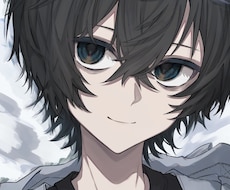 イラストをお描きします 中性的、少しダーク系な雰囲気系ですやや厚塗り