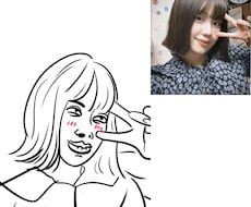 悪意のある（笑）面白い似顔絵描いてます 修正無し、お写真を元に似顔絵イラストをお描きします！