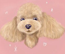 あなたのペットをデジタルイラストにします イメージ1