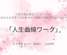 人生曲線ワークで子育ての特徴・課題を発見します 小学生の子育て中のママのための幸せ子育てをサポート