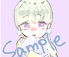最短3日！SNSで使用できるアイコンお描きします イメージ1