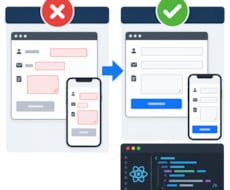 React・Next.jsのフォームを修正します 表示崩れ・入力チェック・UI調整に対応