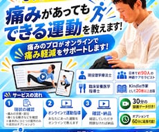 もう悩まない！痛みがあってもできる運動を教えます 痛みのプロがオンラインで痛み軽減をサポートします！