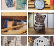 陶器の置物、器、作成承ります 自分だけの陶器、皿、カップ、植木鉢、等で心豊かに楽しい毎日を
