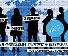 グローバル企業就職を目指す方に実体験をお話しします イメージ1