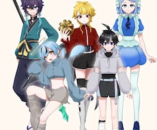 IRIAM対応　立ち絵作ります