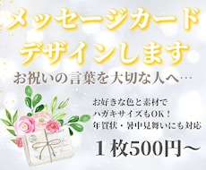 大切な人に送るメッセージカードを作成します 大事な人へ送るカードを格安で！Canvaデータの納品も可です