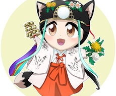 2頭身ミニキャラアイコン作成します TwitterなどのSNSで使えます！