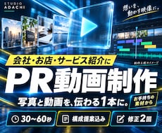 会社・商品・サービスのPR動画を制作します イメージ1