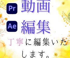 PremierProで動画編集いたします イメージ1