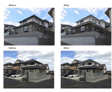 建築改修プランやプレゼン支援サービス画像編集します