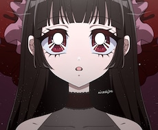 レトロアニメ風イラスト描きます キラキラレトロアニメ風イラストのアイコンを描きます！