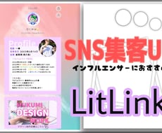 SNS集客UP】lit.linkページ制作します イメージ1