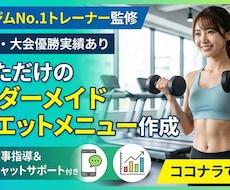 元全国No.1トレーナーがダイエットサポートします 実績作りのため高クオリティ&低価格でご提供します！