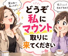 マウント・自慢専門！あなたのすごさをほめまくります イメージ1