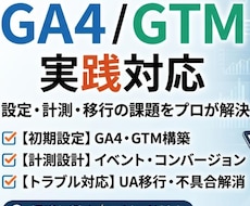 GA4やGTMに関連する対応を行います イメージ1