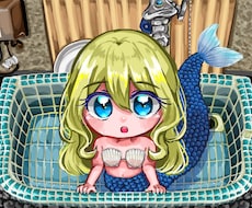 写実的な背景にミニキャラをかきます イメージ1