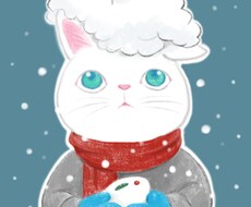 ペットちゃんを物語の主人公に変身させます あなたの可愛いペットちゃんをイラストに！