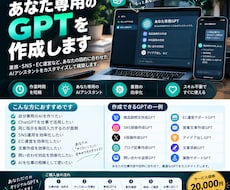 あなた専用のGPTを作成します イメージ1