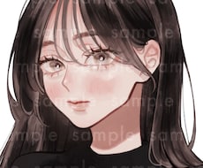 女の子のアイコンイラスト制作いたします イメージ1